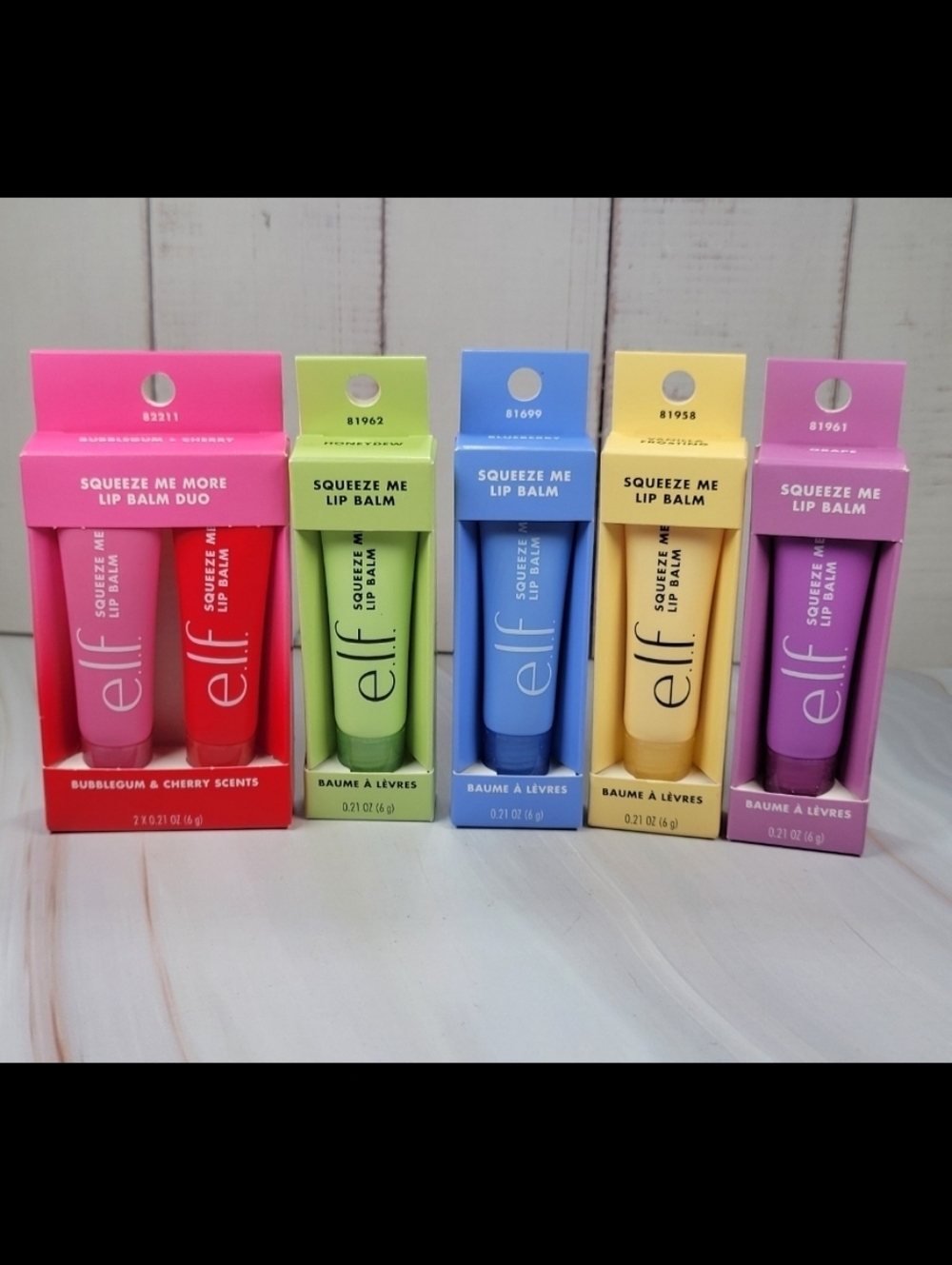 Elf 6 Piece Lip Balm Bundle BNIB